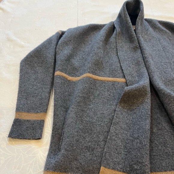 Great etiqueta negra cárdigan in grey size S - Picture 2 of 6